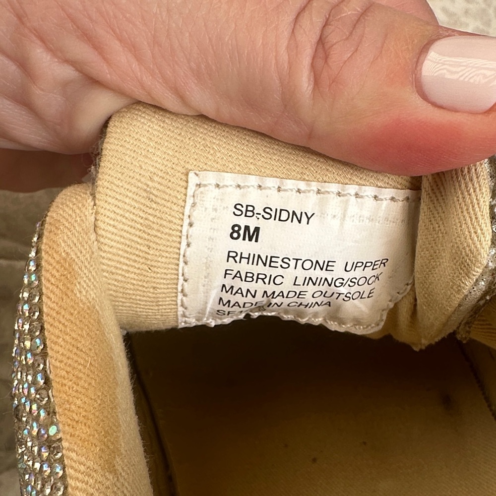 Sparkling Rhinestone Sneakers - Picture 10 of 10